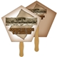 a group of church hand fan full color (2 sides) - paper products