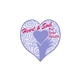 a group of heart hand fan without a stick - paper products