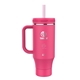 a dragon fruit takeya(r) 40 oz straw tumbler with handle, laser - standard