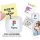 aerial view a clear showoff note holders, full color digital, image 1 of 10