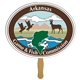 a group of oval hand fan 10 - paper products