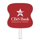a group of 9 inch hourglass hand fan - paper products