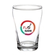 aerial view a clear 5.5 oz beer tasting glasses, image 1 of 2