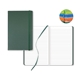 aerial view a green - white border castelli color laser medio lined white page journal, image 1 of 2