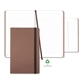 aerial view a autumn castelli carapace medio lined recycled white page journal, image 1 of 2