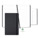 aerial view a midnight castelli carapace medio lined recycled white page journal, image 1 of 2