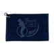 aerial view a navy blue junior golfers towel, image 1 of 3
