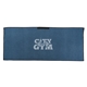aerial view a navy blue oversized waffle weave sport towel, image 1 of 2