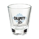 aerial view a clear 1.75 oz clear glass shot glasses, image 1 of 2