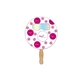 a group of round hand fan with fireworks film - paper products