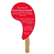 a group of comma hand fan - paper products