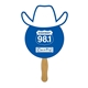 a group of cowboy hand fan - paper products