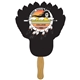 a group of feather hand fan - paper products