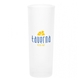 aerial view a frost 2 oz frosted shooter shot glasses, image 1 of 2