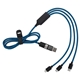 aerial view a light blue good value(tm) all - over charging cable 2a, image 1 of 4