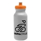 a granite bottle & orange lid omni circular - 20 oz bike bottle
