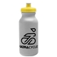 a granite bottle & yellow lid omni circular - 20 oz bike bottle