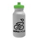 a granite bottle & lime green lid omni circular - 20 oz bike bottle