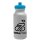 a granite bottle & cyan lid omni circular - 20 oz bike bottle