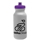 a granite bottle & violet lid omni circular - 20 oz bike bottle