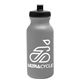 a silver bottle & black lid omni circular - 20 oz bike bottle