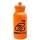 a neon orange bottle & orange lid omni circular - 20 oz bike bottle