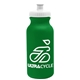 a kelly green bottle & white lid omni circular - 20 oz bike bottle