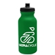 a kelly green bottle & black lid omni circular - 20 oz bike bottle