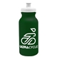 a dark green bottle & white lid omni circular - 20 oz bike bottle