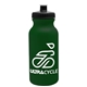 a dark green bottle & black lid omni circular - 20 oz bike bottle