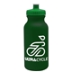 a dark green bottle & green lid omni circular - 20 oz bike bottle