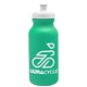 a turquoise bottle & white lid omni circular - 20 oz bike bottle