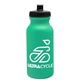 a turquoise bottle & black lid omni circular - 20 oz bike bottle