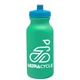 a turquoise bottle & cyan lid omni circular - 20 oz bike bottle