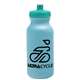 a light blue bottle & teal lid omni circular - 20 oz bike bottle