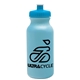 a light blue bottle & cyan lid omni circular - 20 oz bike bottle