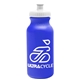 a royal blue bottle & white lid omni circular - 20 oz bike bottle