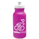 a fuchsia bottle & white lid omni circular - 20 oz bike bottle