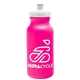 a hot pink bottle & white lid omni circular - 20 oz bike bottle