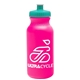 a hot pink bottle & teal lid omni circular - 20 oz bike bottle