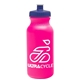 a hot pink bottle & navy blue lid omni circular - 20 oz bike bottle