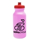 a awareness pink bottle & red lid omni circular - 20 oz bike bottle