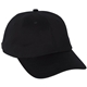 aerial view a black (995) unisex apex chino twill ballcap, image 1 of 2