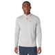 aerial view a ash gray heather (954) mens greatness wins core tech quarter zip, image 1 of 6