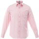 aerial view a pink zircon (326) mens cromwell long sleeve button up shirt, image 1 of 4