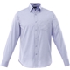 aerial view a china blue (437) mens cromwell long sleeve button up shirt, image 1 of 4