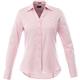 aerial view a pink zircon (326) womens cromwell long sleeve button up shirt, image 1 of 4