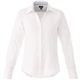 aerial view a white (125) womens cromwell long sleeve button up shirt, image 1 of 4