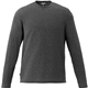 aerial view a heather dark charcoal (988) mens holt long sleeve tee, image 1 of 5