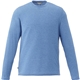 aerial view a olympic blue heather (431) mens holt long sleeve tee, image 1 of 8